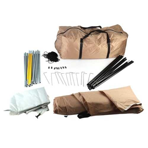 Camping Tent, Camping Tarps Water proof Hammock Rain Fly Multipurpose Shelter Tent Groundsheet Outdoor Tarp for 8-12 People for Picnics Fishing Hiking