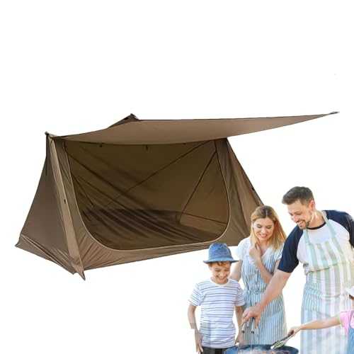 Tent | Rodless Portable Tent for Backpacking,Backpacking Tent Lightweight for Outdoor Camping, Hiking, and Biking, 1 or 2 Person Freestanding Canopy Tents