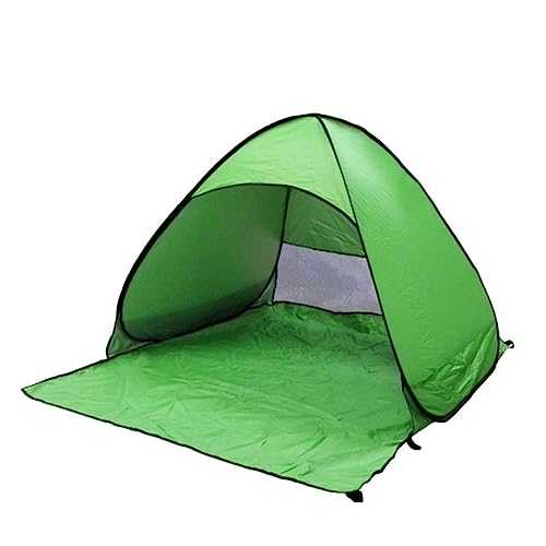 UPKOCH Portable Automatic Pop Up Beach Tent Sun Shelter for Camping and Traveling Instant Setup Lightweight Green Color for Outdoor Activities Protection