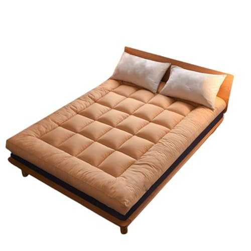 Portable foldable mattress, roll-up student dormitory sleeping pad, full-size guest sleeping pad, camping mat, fluffy soft mattress