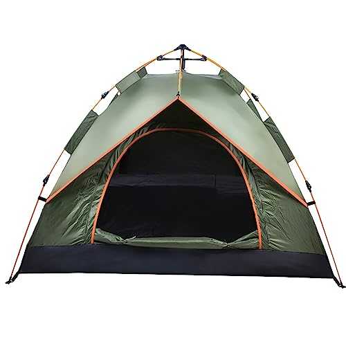 CaCaCook Hiking Tent,Camping Tent,Waterproof Camping Hiking Portable Anti Outdoor Automatic for Family 3 4 Person