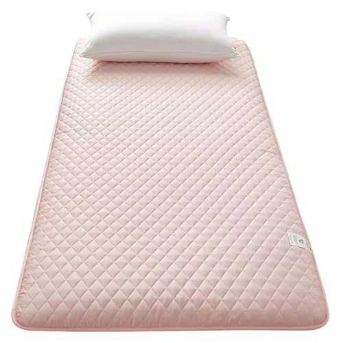 Japanese Futon Mattress Thicken Mat Memory Foam Floor Mattress for Guest Home Camping Roll Up Portable Bed Green 150x200cm