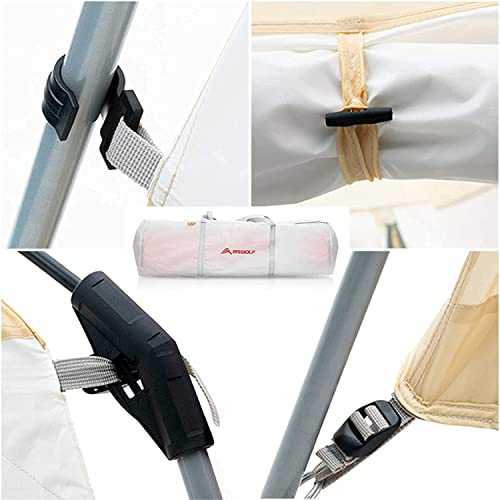 Portableprivacy Tent Camping Tent 2 Layer Waterproof 3-8person Tent For Hiking Beach Camp Outdoor Mountaineering Fishing or Car Camping (Red+white) beautiful scenery