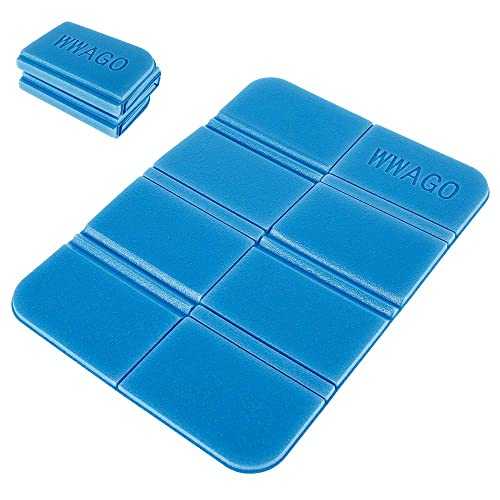 ZHDXW Foldable Foam Mat XPE Foldable Seat Mat Portable Waterproof Moisture-Proof Hiking Seat Pad Portable Seat Cushion Mat for Outdoor Camping Park Picnic,Blue