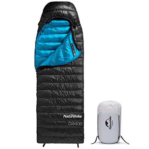 Naturehike Daunenschlafsack Ultraleichte Tragbare Kompackte Winter Schlafsack 4 Jahreszeiten für Erwachsene und Kinder Outdoor Camping Wandern Reisen mit Kompressionssack 650FP