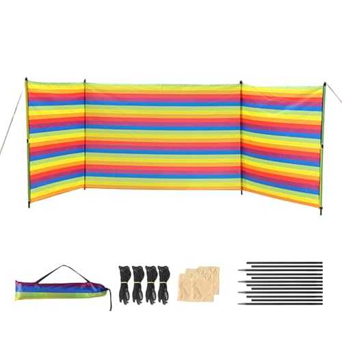 Outdoor Tent Wind Screen, Portable Wind Blocker, Beach Privacy Screen, Reliable Resistant, Easy To Carry And Store, Small/medium/large, For Vacation, Fishing, Backyard Fun