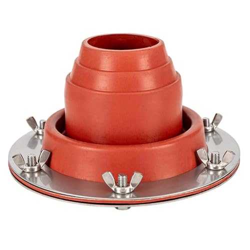 Koolenry Backpacking Silicone Stove Jack with Pipe Vent Chimney Cover for Camping Outdoor Hot Stove Tent Accessory B