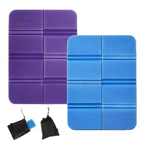 2PCS Sit Mat for Hiking – Lightweight Foldable Outdoor Cushion Pads – Waterproof Portable Seat for Camping, Picnics, Festivals – Durable Hiking Mat for Travel