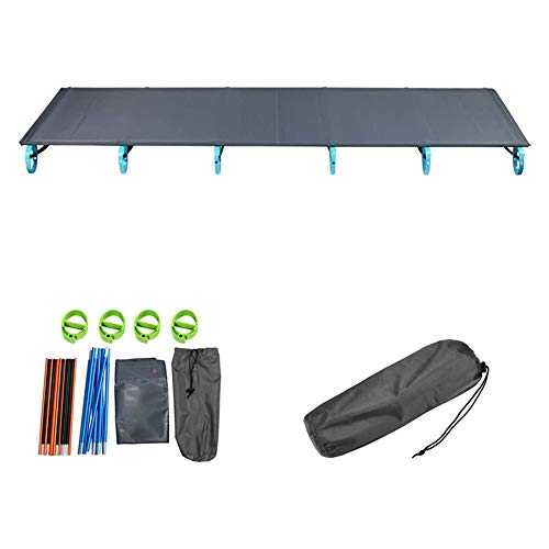 Foldable Camping Bed Portable Camping Cots for Adults Single Bed Beach Camping Bed Outdoor Leisure Bed(1805810cm)