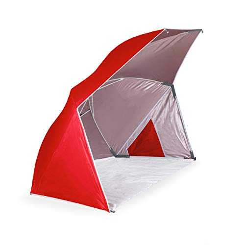 ONIVA - a Picnic Time brand Brolly Sunshelter, Red