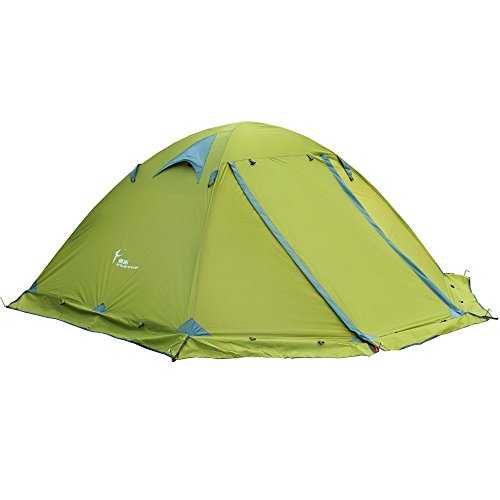 FLYTOP 3-4 Season 1-2-person Double Layer Backpacking Tent Aluminum Rod Windproof Waterproof for Camping Hiking Travel Climbing - Easy Set Up