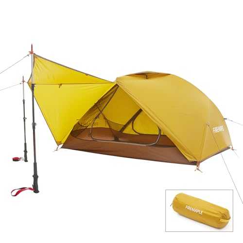 Fire-Maple Tropics Freestanding 2P Backpacking Tent - Lightweight, Waterproof, 3-Season Tent with Spacious Interior and Easy Setup - Perfect for 2 Adults, Camping, Hiking, and Outdoor Adventures