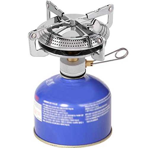 Mini Camping Stove, Portable Outdoor Gas Stove Folding Stove Gas Burner with Storage Bag for Camping Picnic Barbecue