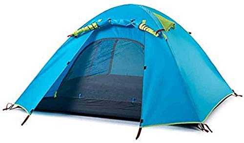 Camping Tent, Double Layer Waterproof Sunscreen 2-4 Man Outdoor Light Family Tent,Outdoor Ultralight Canopy Tents,4 Man