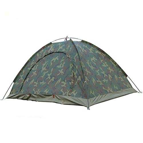 Tent Windproof Waterproof Camping Tent Camouflage Camping Tent Rainproof Lightweight 2-3 Person Dome Tent Outdoor Thicken Couple Tent Outdoor Camping Supplies Easy Large Capacity