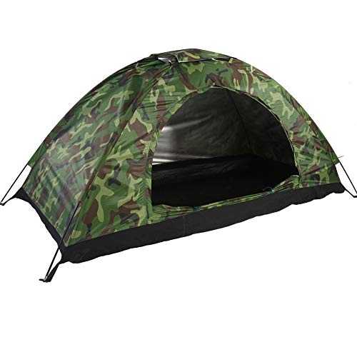 Camouflage Tent Camping Tent Lightweight Waterproof Beach Tent Outdoor for Hiking