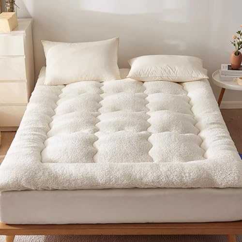 Japanese Floor Mattress Portable Futon Mattress for Guest Sleeping Thick Roll Up Mat for Recliner Sofa and Camping Space Saving Foldable Mattress