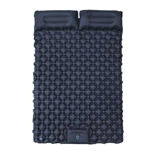 Double Sleeping Pad, Inflatable Camping Mat, Lightweight Air Mattress, Compact Outdoor Gear, Backpacking Equipment for Tent Trekking Hiking Travel, 74.8x47.24x1.97 inches
