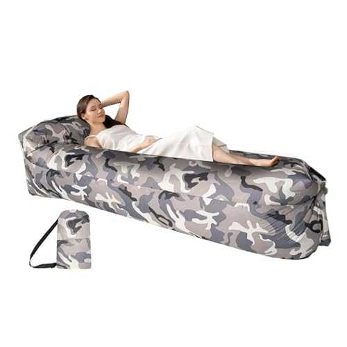Inflatable Lounger - Waterproof Anti-Air Leaking Air Sofa, Portable Package Inflatable Couch | Loungers Foldables Bed Pool Float, Matress Lazy Sofa for Travelling, Camping, Hiking and Beach Parties
