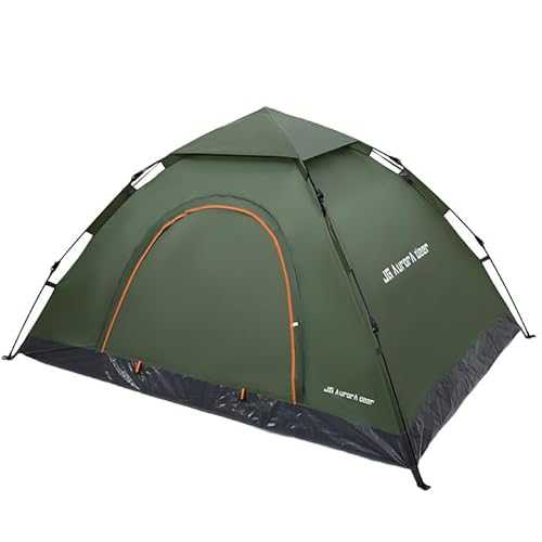 2 Person Camping Tent Instant Easy Pop Up Tents (Green 2 Person Tent)