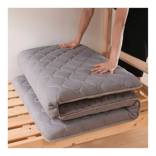 Japanese Floor Futon Mattress Queen Size Quilted Bed Mattress Soft And Breathable T-a-t-a-mi Mat Portable Roll Up Sleeping Pad Guest Mattress For Camping Couch(A,90x200cm(35 * 79in))