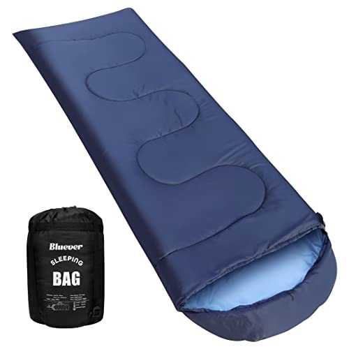 BLUEVER Sleeping Bag,220x80cm Lightweight Camping Sleeping Bag for Adults, Kids, Women, Men's Hiking, Outdoors, Mountaineering