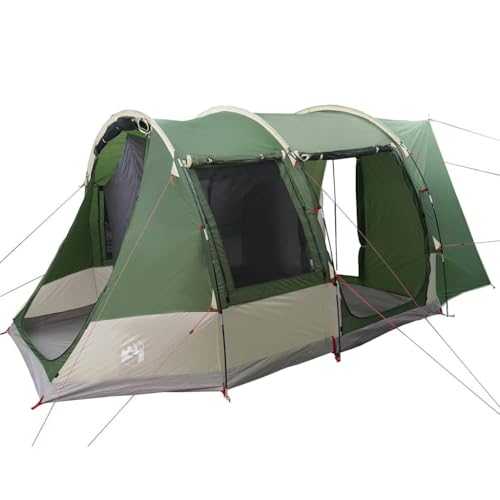 vidaxl car tent - 2-person green camping shelter waterproof