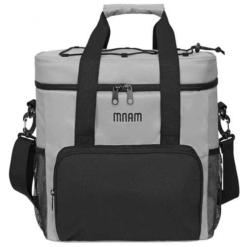 mnam Portable Cooler Bag Thermal 26 Litres – Cooler Beach, Picnic, Camping, Fishing – Small Portable Coolers – Thermal Food Bag – Lunch Bag – Thermal Lunch Bag – Thermal Geleira