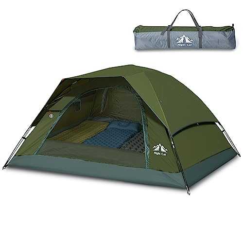 Night Cat Camping Tent for 1 2 Person Man Waterproof Backpacking Tents Easy Setup Lightweight for Hiking Backyard