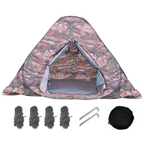 Pop Up Tent, Camping Tent with Quick Assembly, Quick Assembly, Robust, Waterproof, UV Protection, Sun Sail, Beach Protection, Excursions, Markets, Construction Sites and Photo Excursions, Windproof