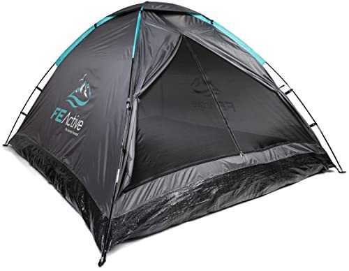 FE Active Waterproof Camping Tent, for Travel and Outdoor Activities. Camping Essential for Hikers and Outdoor Enthusiast