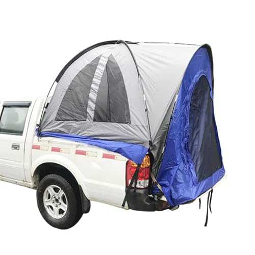 Waterproof Van Tent - PU2000 Double Layer Truck Bed Tent | 190T Fire Retardant Polyester, Easy Installation For Trucks And From 5 To 6.5 Feet, Ex Tent