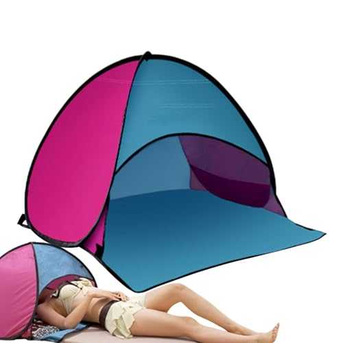 Head Shelter Tent, Pop Up Beach Tent, Outdoor Sun Shelter Anti-UV Face Head Shade Protection Tents With Phone Holder, Automatic Shade Tents For Beach Camping Fishing Hiking Picnic, 59x78x49cm
