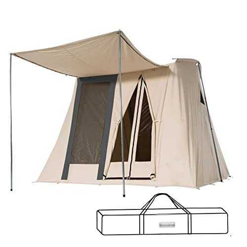 Tents for Camping with Porch, Large Tent 4~8 Person, Family Cabin Tents, Waterproof,Double Layer,Big Tent for Outdoor, Picnic, Camping, Family, Friends Gathering