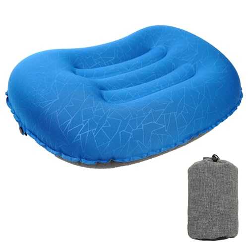 RLXMARTD Ultralight Camping Pillows Inflatable, Compressible Small Travel Pillow, Blow Up Pillow Pillows for Backpacking, Hiking,Camping