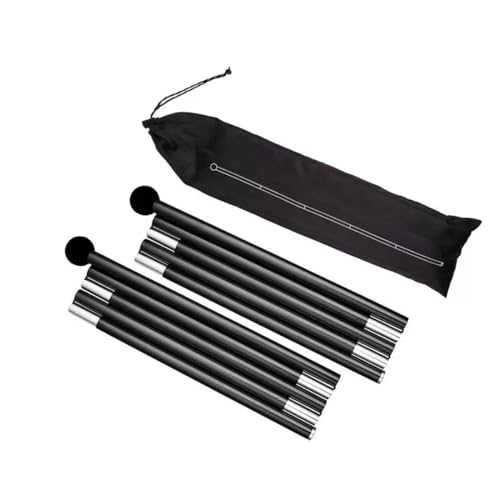GSHUPIOU Telescopic Tarp Poles，Adjustable Tent Poles 9 Sections Aluminum Alloy Tent Poles Light And Strong