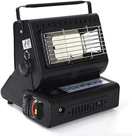 FastWrite Portable 2-in-1 Gas Heater + Stove/Camping, Caravan, Outdoor, Fishing/Butane Gas Canister/Pressure Sensing Shut Off 1300 Watt - Next Day Delivery! (Gas Heater + 8 Gas)