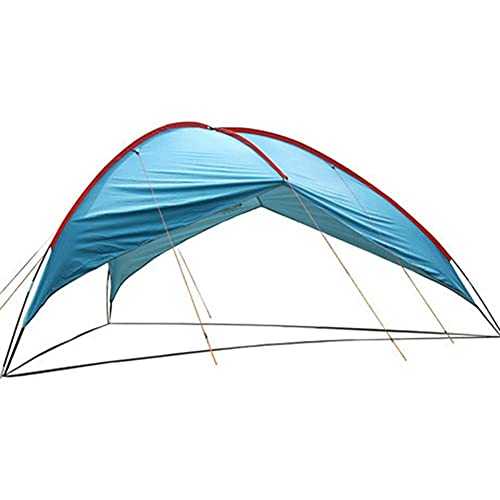 Camping Sun Shelters 5-8 Person Frame Tents Triangle Pergola Waterproof Anti-UV Shade Camping Tent for Beach Garden Camping Fishing Picnic Outdoor Recreation Tents