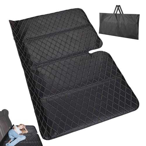 Non-Inflatable Back Seat Mattress - Portable Car Back Seat Folding Bed - Foldable Car Back Seat Extender, Car Travel Camping Mattress For Car, SUV Sleeping