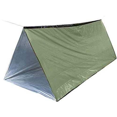 Emergency Tent Shelter Ultralight Survival Tent Emergency Shelter Tube Tent Weatherproof Tent for Camping Hiking