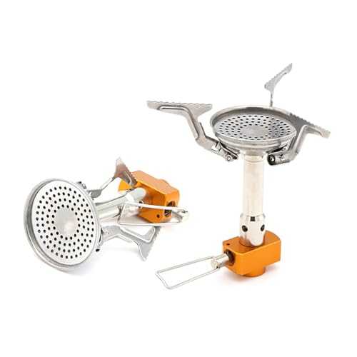 MiniJet Pocket Gas Stove Ultralight High Power Wild Camping Backpacking Outdoors. High-Power Gas Burner/Camping Stove for Backpacking and Outdoor Cooking - 81gm weight ideal as a backpacking stove
