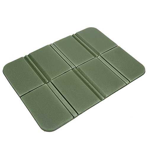 Folding Mat Foam Camping Mat Seat Waterproof Chair Mat Outdoor Picnic Mat Garden Beach Mat ( Color : Green ) Mountaineering And Camping Camping Tables And Chairs