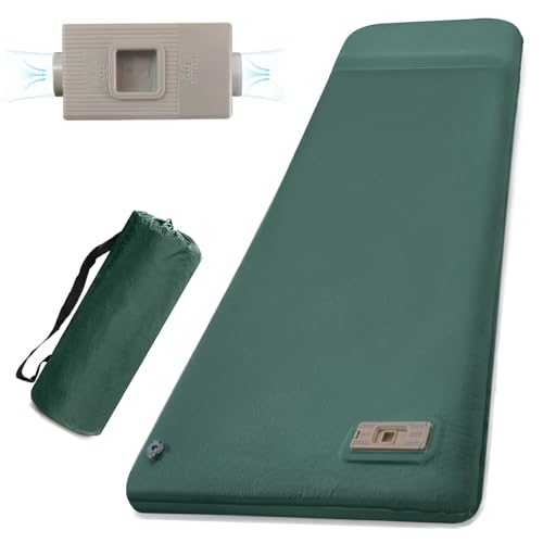 LINKET Self-Inflating Sleeping Pads Mattress gree and Grey (Green)