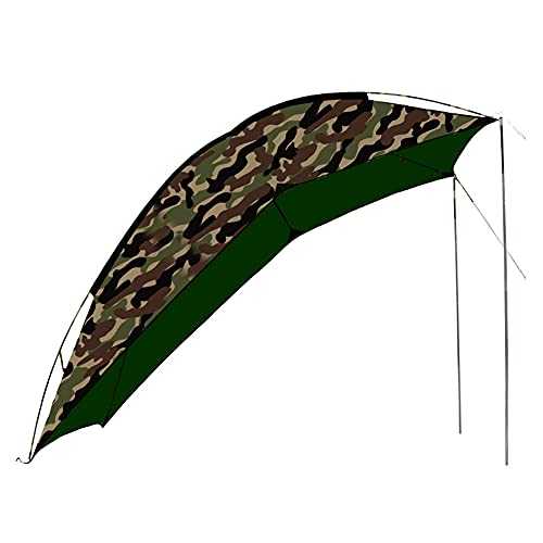 Car Tailgate Tent Portable SUV Outdoor Camping Sun Shelter Anti-UV Waterproof Hatchback Mpv Truck Rooftop Awning For Self Driving Fishing Travel Beach Barbecue (Camouflage)