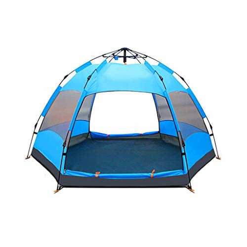 Automatic tent outdoor two-bedroom one-bedroom 2-3-4 people thick rainproof 5-8 people single camping six-sided breathable mesh can accommodate 5-8 people large space Tent