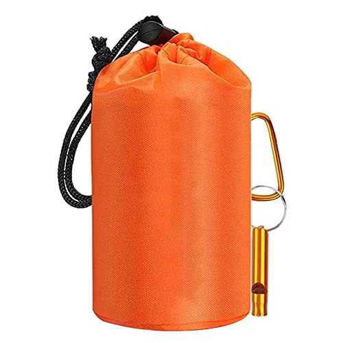 Kuashidai 4 Pcs/Set sleeping bags for camping Emergency Sleeping Bag 26 Micron Orange Portable Thermal Sleeping Bag for Camping Hiking