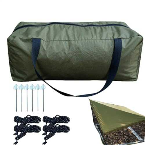 Dfstvup Camping Canopy - Outdoor Portable Hub Tent CampingSun Shade,Large Space Camping Sun Shelter, Patio BBQ Canopy Tent for Picnic, Family Outings