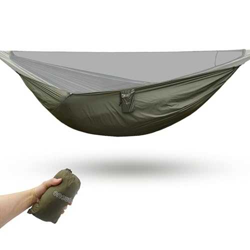 onewind Premium Hammock Underquilt Protector for Single and Double Hammock, Lightweight Durable Protective Cover with Insulation for Camping, Backpacking and Travel, Olive Green