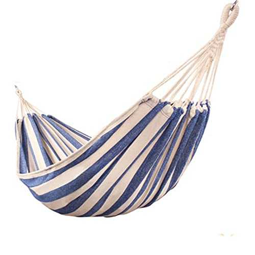 HJUGHPN Hammocks Thicken Canvas 1-2 Person Portable Garden Swing Hammock Outdoor Dormitory Camping Hammocks 200 * 150cm Hanging Chair