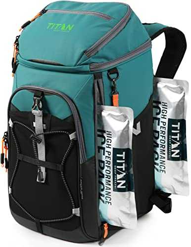 Titan by Arctic Zone Deep Freeze Ice Wall Backpack Cooler - 30 Can